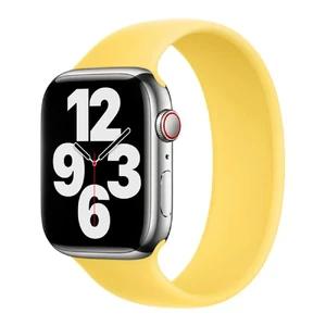 Силиконовый монобраслет Apple Solo Loop Lemon Zest (MN3U3) для Apple Watch Ultra 49mm | 45mm | 44mm | 42mm Размер 4 MN3U3 - Фото 1
