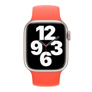 Силіконовий монобраслет Apple Solo Loop Nectarine (MN3E3) для Apple Watch 41mm | 40мм | 38mm Розмір 1 - Фото 2