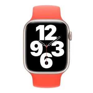 Силиконовый монобраслет Apple Solo Loop Nectarine (MN5D3) для Apple Watch Ultra 49mm | 45mm | 44mm | 42mm Размер 9 - Фото 2