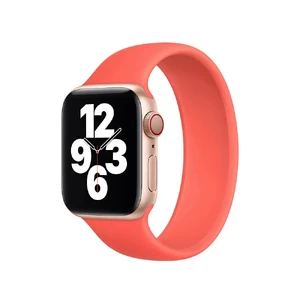 Силіконовий монобраслет Apple Solo Loop Pink Citrus для Apple Watch 40mm SE | 6 | 5 | 4 (MYPH2) Розмір 9 MYPH2 - Фото 1