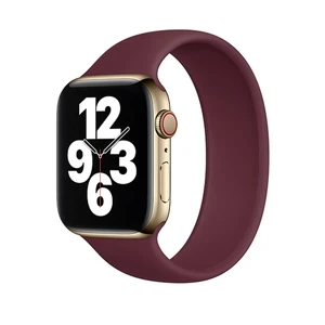 Силіконовий монобраслет Apple Solo Loop Plum для Apple Watch Ultra 49mm | 45mm | 44mm | 42mm (MGT83) Розмір 8 MGT83 - Фото 1