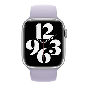 Силиконовый монобраслет Apple Solo Loop Purple Fog для Apple Watch Ultra 49mm | 45mm | 44mm | 42mm (MQWR3) Размер 8 - Фото 2