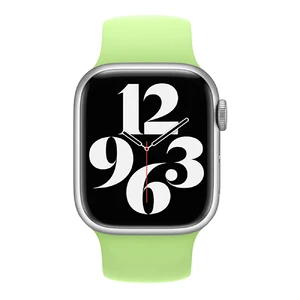 Силіконовий монобраслет Apple Solo Loop Sprout Green для Apple Watch 41mm | 40mm | 38mm (MQVP3) Розмір 4 - Фото 2