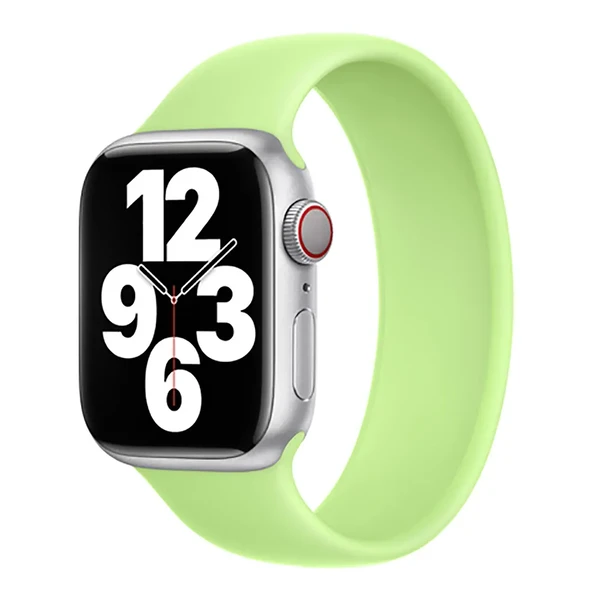Силіконовий монобраслет Apple Solo Loop Sprout Green для Apple Watch Ultra 49mm 45mm | 44mm | 42mm (MQX53) Розмір 8 у Вінниці
