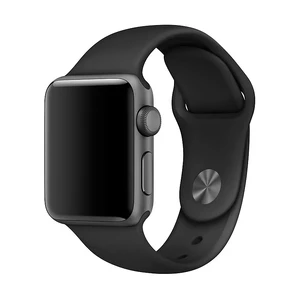 Ремешок Apple 41mm | 40mm | 38mm Black Sport Band with Space Black Steel Pin S | M&M | L (MJ4F2) для Apple Watch MJ4F2 - Фото 1