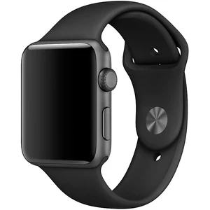 Ремешок Apple Ultra 49mm | 45mm | 44mm | 42mm Black Sport Band with Space Black Steel Pin S | M&M | L (MJ4N2) для Apple Watch MJ4N2 - Фото 1