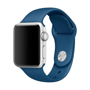 Ремешок Apple 41mm | 40mm | 38mm Ocean Blue Sport Band S | M&M | L (MNJ22) для Apple Watch MNJ22 - Фото 1