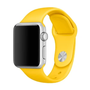 Ремешок Apple 41mm | 40mm | 38mm Yellow Sport Band S | M&M | L (MM7X2) для Apple Watch MM7X2 - Фото 1