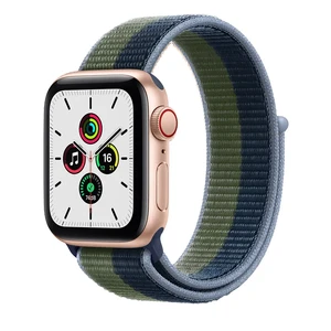 Ремешок Apple Sport Loop Abyss Blue | Moss Green (ML2Q3) для Apple Watch 41mm | 40mm | 38mm Series ML2Q3 - Фото 1