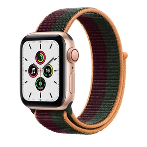 Ремешок Apple Sport Loop Dark Cherry | Forest Green (ML2R3) для Apple Watch 41mm | 40mm | 38mm Series ML2R3 - Фото 1