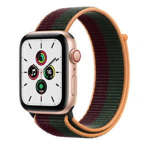 Ремешок Apple Sport Loop Dark Cherry | Forest Green (ML323) для Apple Watch Ultra 49mm | 45mm | 44mm | 42mm Series ML323 - Фото 1