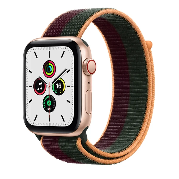 Ремінець Apple Sport Loop Dark Cherry | Forest Green (ML323) для Apple Watch Ultra 49mm | 45mm | 44mm | 42mm Series у Вінниці