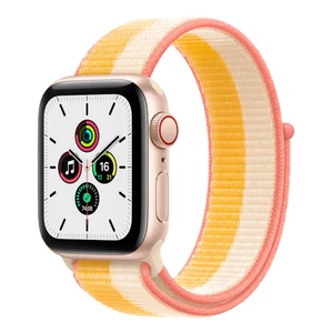 Ремешок Apple Sport Loop Maize | White (ML2N3) для Apple Watch 41mm | 40mm | 38mm Series ML2N3 - Фото 1