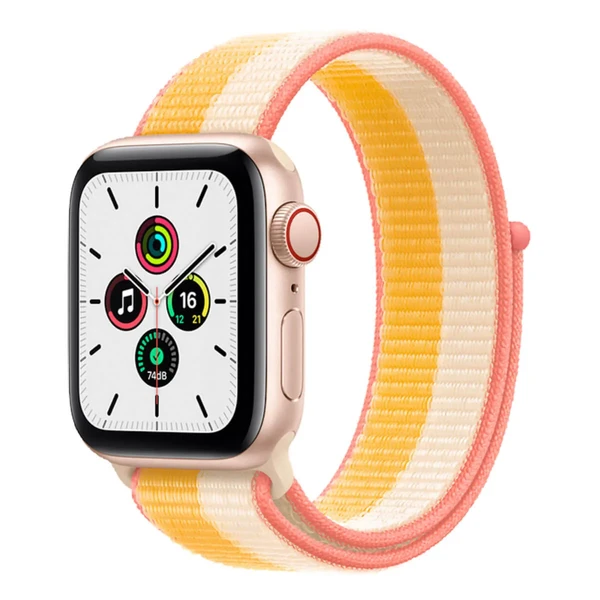 Ремешок Apple Sport Loop Maize | White (ML2N3) для Apple Watch 41mm | 40mm | 38mm Series в Луцке