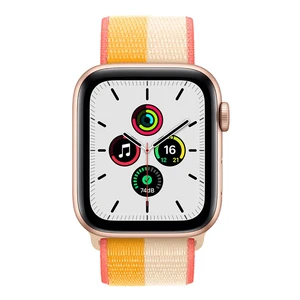 Ремінець Apple Sport Loop Maize | White (ML2Y3) для Apple Watch Ultra 49mm | 45mm | 44mm | 42mm Series - Фото 2
