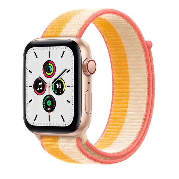 Ремінець Apple Sport Loop Maize | White (ML2Y3) для Apple Watch Ultra 49mm | 45mm | 44mm | 42mm Series у Рівному