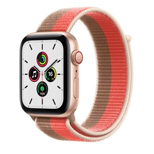 Ремешок Apple Sport Loop Pink Pomelo | Tan (ML303) для Apple Watch Ultra 49mm | 45mm | 44mm | 42mm Series ML303 - Фото 1