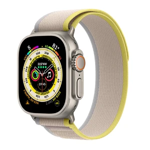 Ремешок Apple Trail Loop Yellow/Beige для Apple Watch Ultra Ultra 49mm | 45mm | 44mm | 42mm Размер M/L (MQEG3) MQEG3 - Фото 1