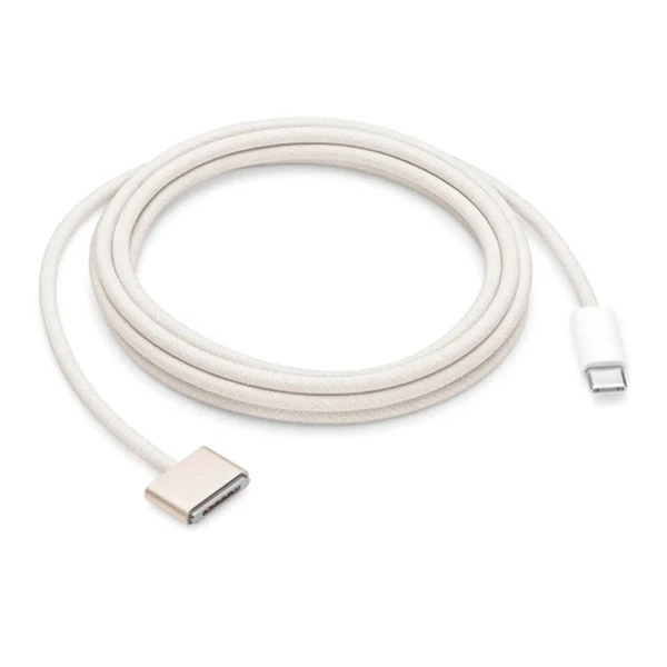 Зарядний кабель Apple USB-C на MagSafe 3 Cable (2 m) Starlight для MacBook Air M2 (MPL33) у Рівному