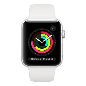 Смарт-часы Apple Watch Series 3 42mm GPS Silver Aluminum Case White Sport Band (MTF22) Официальный UA - Фото 2