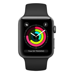 Смарт-часы Apple Watch Series 3 42mm GPS Space Gray Aluminum Case Black Sport Band (MTF32) Официальный UA - Фото 2