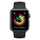 Смарт-часы Apple Watch Series 3 42mm GPS Space Gray Aluminum Case Black Sport Band (MTF32) Официальный UA - Фото 2