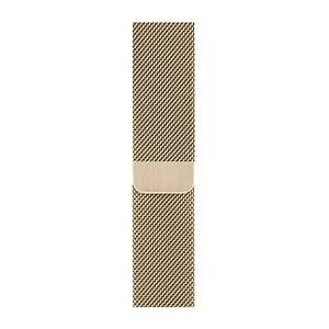 Смарт-годинник Apple Watch Series 6 GPS + Cellular, 44mm Silver Stainless Steel Case with Gold Milanese Loop (M0GF3 | M0GW3) - Фото 3