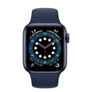 Смарт-годинник Apple Watch Series 6 GPS, 40mm Blue Aluminum Case with Deep Navy Sport Band (MG143) - Фото 2