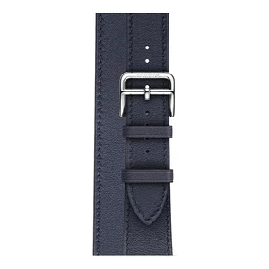 Смарт-годинник Apple Watch Hermes Series 4 40mm GPS + LTE Stainless Steel Case Blue Indigo Swift Leather Double Tour (MU6Q2) - Фото 3