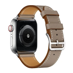 Смарт-годинник Apple Watch Hermes Series 4 40mm GPS + LTE Stainless Steel Case Etoupe Swift Leather Single Tour (H077059CJ18) - Фото 2