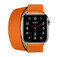 Смарт-часы Apple Watch Hermes Series 4 40mm GPS+LTE Stainless Steel Case Feu Epsom Leather Double Tour (H077069CJ9J) - Фото 2