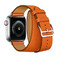 Смарт-часы Apple Watch Hermes Series 4 40mm GPS+LTE Stainless Steel Case Feu Epsom Leather Double Tour (H077069CJ9J) - Фото 3
