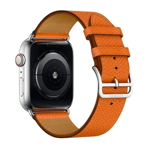 Смарт-часы Apple Watch Hermes Series 4 40mm GPS+LTE Stainless Steel Case Feu Epsom Single Tour (H077058CJ9J) - Фото 2