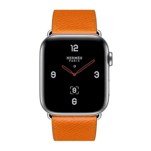 Смарт-часы Apple Watch Hermes Series 4 40mm GPS+LTE Stainless Steel Case Feu Epsom Single Tour (H077058CJ9J) - Фото 3