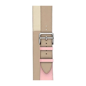 Смарт-годинник Apple Watch Hermes Series 4 40mm GPS + LTE Stainless Steel Case Rose Sakura | Craie | Argile Swift Double Tour (H078731CJAE) - Фото 4
