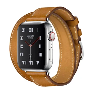 Смарт-годинник Apple Watch Hermes Series 4 40mm GPS + LTE Stainless Steel Case Fauve Barenia Leather Double Tour (MU6P2) MU6P2 - Фото 1
