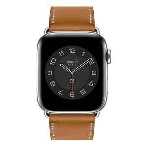 Смарт-часы Apple Watch Hermes Series 4 44mm GPS+LTE Stainless Steel Case Fauve Barenia Single Tour (MU6V2) - Фото 2