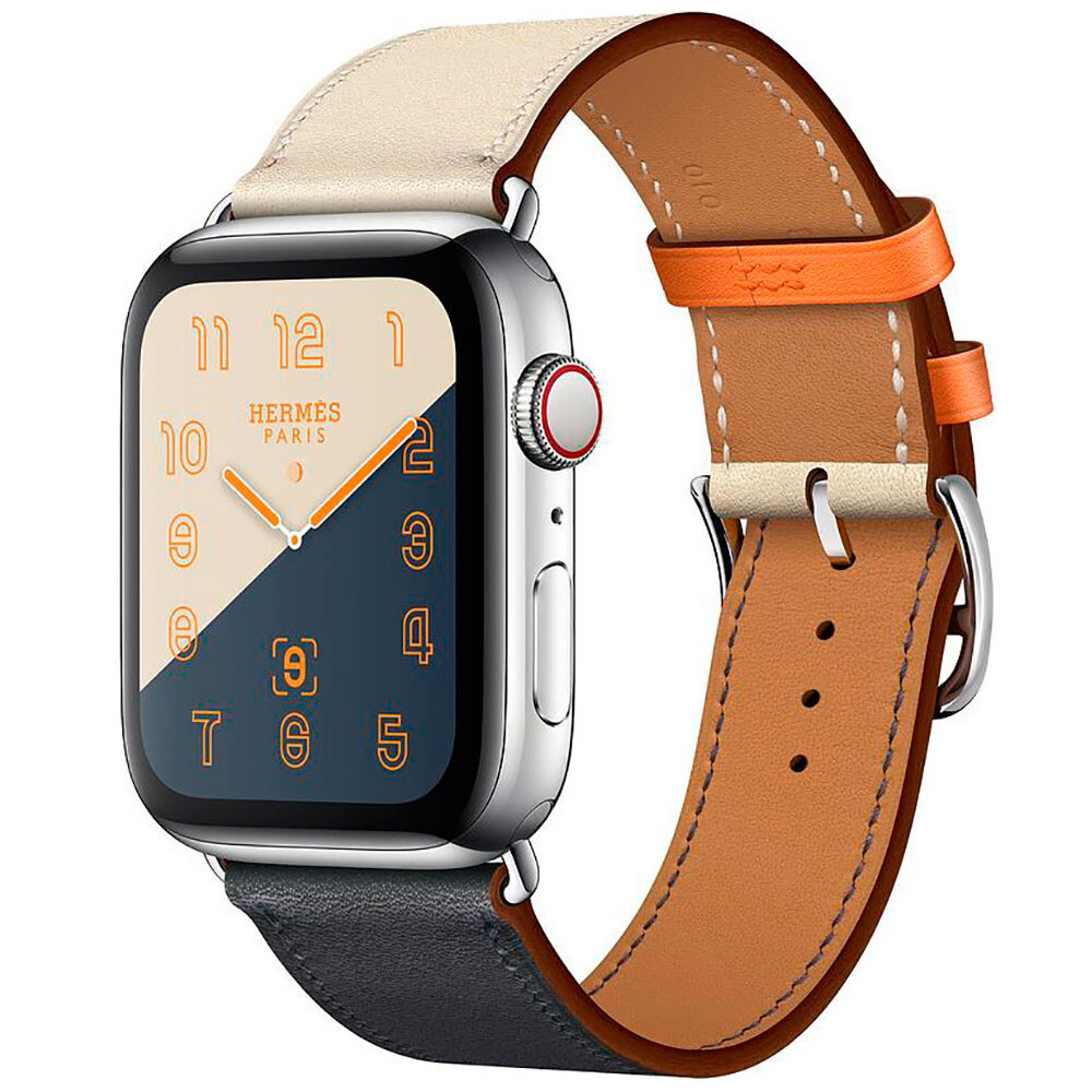Смарт-часы Apple Watch Hermes 4 44mm GPS+LTE Indigo | Orange Swift