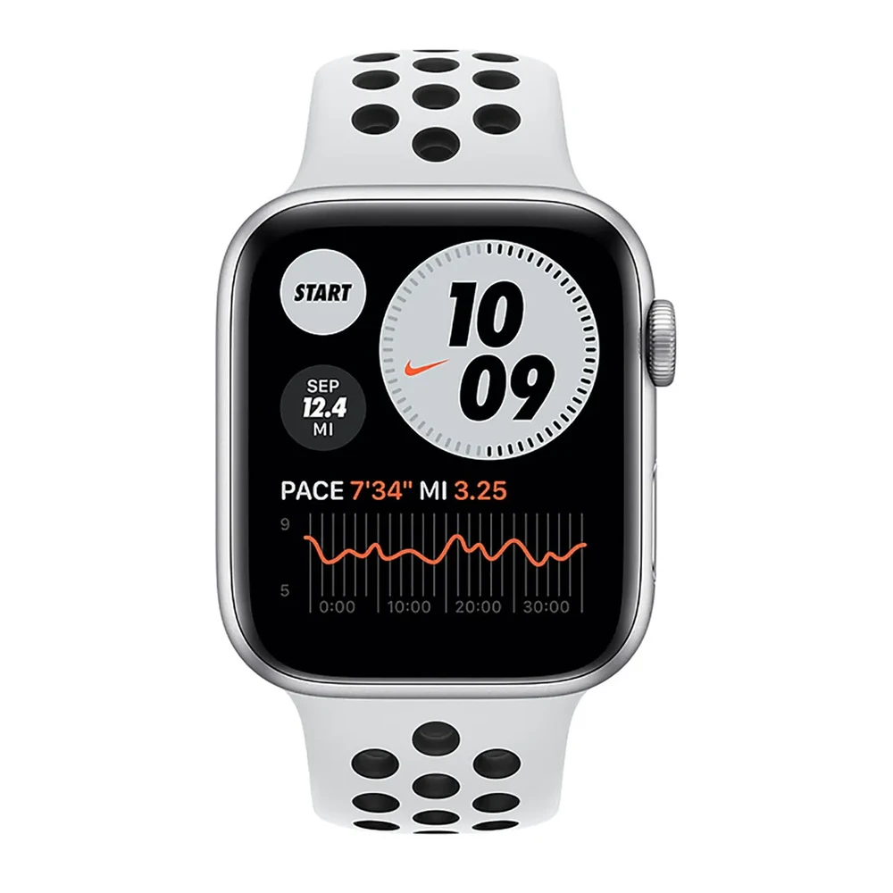 Купить Смарт-часы Apple Watch Nike Series 6 GPS, 44mm Silver