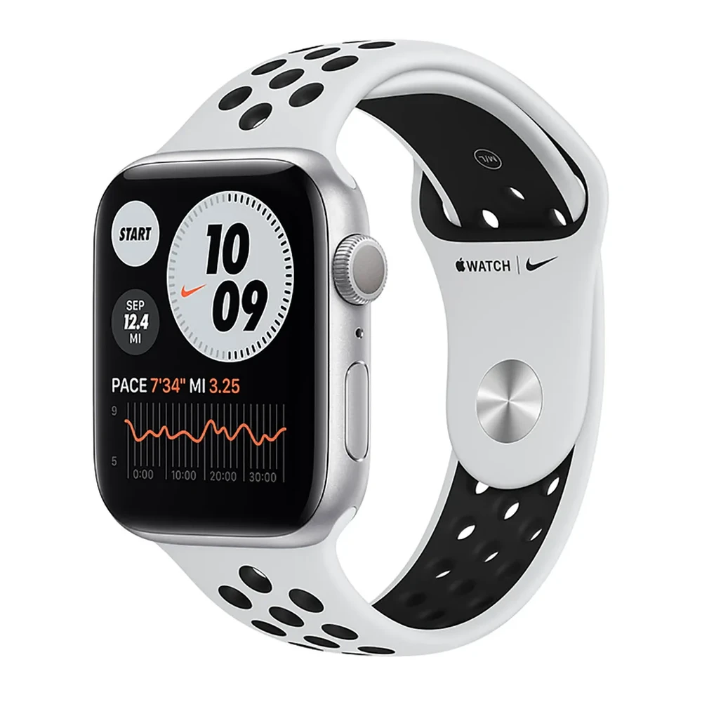 Купить Смарт-часы Apple Watch Nike Series 6 GPS, 44mm Silver