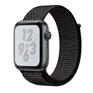 Смарт-годинник Apple Watch Nike + Series 4 40mm GPS + LTE Space Gray Aluminum Case Black Nike Sport Loop (MTX92 | MTX82) MTX92 | MTX82 - Фото 1