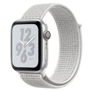 Смарт-часы Apple Watch Nike+ Series 4 44mm GPS+LTE Silver Aluminum Case Summit White Nike Sport Loop (MTXA2) MTXA2 - Фото 1