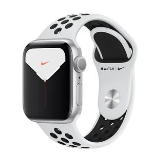 Смарт-годинник Apple Watch Nike + Series 5 40mm Silver Aluminum Case Sport Band (MX3R2) MX3R2 - Фото 1