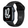 Смарт-часы Apple Watch Nike Series 7 GPS, 45mm Midnight Aluminum Case with Anthracite | Black Nike Sport Band (MKNC3) MKNC3 - Фото 1