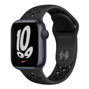 Смарт-часы Apple Watch Nike Series 8 GPS, 41mm Midnight Aluminum Case with Black Nike Sport Band  - Фото 1