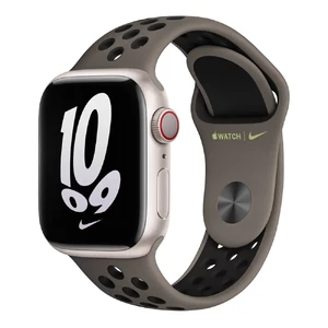 Смарт-годинник Apple Watch Nike Series 8 GPS, 45mm Gold Aluminum Case with Olive Grey Nike Sport Band  - Фото 1