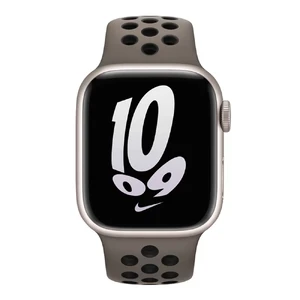 Смарт-годинник Apple Watch Nike Series 8 GPS, 45mm Gold Aluminum Case with Olive Grey Nike Sport Band - Фото 2