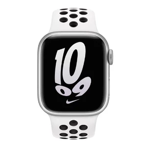 Смарт-годинник Apple Watch Nike Series 8 GPS, 41mm Silver Aluminum Case with White Nike Sport Band - Фото 2