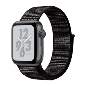 Смарт-часы Apple Watch Nike+ Series 4 40mm GPS Space Gray Aluminum Case with Black Nike Sport Loop (MU7G2) MU7G2 - Фото 1