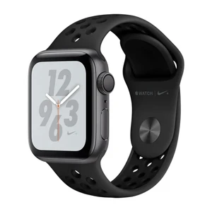 Смарт-часы Apple Watch Nike+ Series 4 40mm GPS Space Gray Aluminum Case with Black Nike Sport Band (MU6J2) MU6J2 - Фото 1
